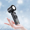 Neck Hanging Fan Portable 199 Gear Cooling Fan Turbine Handheld Small Fan with LED Display Smart Indicator Lights