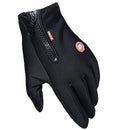 XANES Windproof Warm Gloves for Winter Anti Slip Silicon Touch Screen Full Finger Cold-proof Bicycle Cycling Touchscreen Sport Gloves