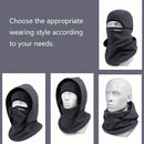 DEFATUS Full Face Mask Head Cover Two-Layer Hat Design Warm Winter Helmet Liner Windproof Fishing Skiing Hiking Cycling Headgear