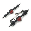 2PCS Upgraded Metal Front Rear Bridge Axle Assembly MNRC MN82 MN78 MN168 MN80 for TOYOTA Land Cruiser LC79 1/12 RC Cars Vehicles Models Spare Parts