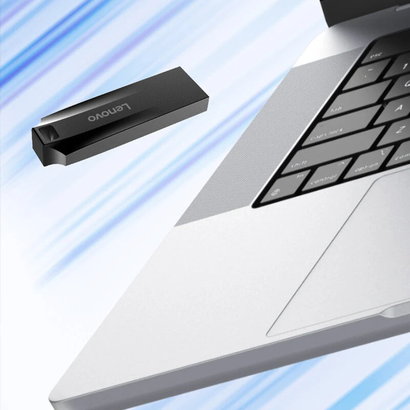 Lenovo LD300 USB3.2 Flash Drive 256GB 128GB 64GB Portable Metal Pendrive U Disk for PC Laptop Computer Plug and Play