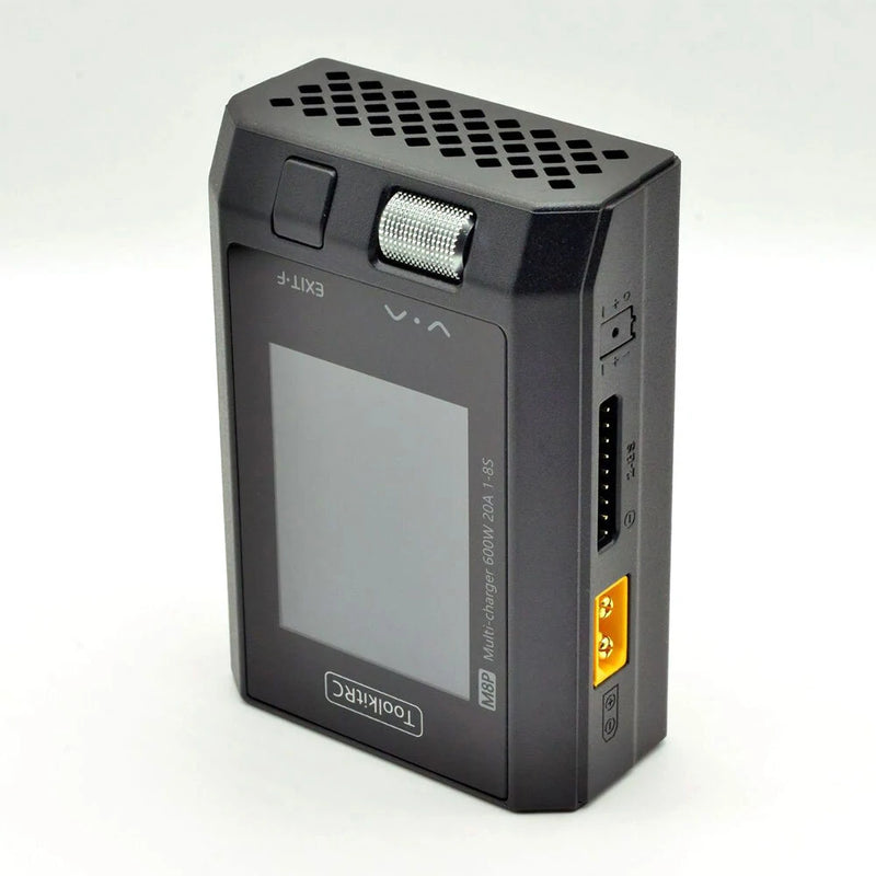 ToolkitRC M8P 600W 20A Multi-function DC Balance Charger for 1-8S XT60 Lipo LiHV LiFe Lion LTO Battery