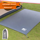 IPRee Waterproof Camping Tarp Thicken Picnic Mat Beach Mat Long-lasting Beach Pad Tent Footprint Sun Canopy Ground Sheet for Picnic Hiking