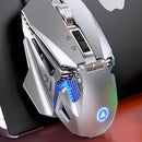 YinDiaoG10 Wired Macro Programming Gaming Mouse Colorful Water-cooled Light 7200 DPI Mice with LED Backlight 7 Button USB Gamer Mouse for PC Laptop