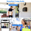 Hiseeu WHD912B 2MP Outdoor Security Camera 1080P HD IP66 Waterproof Color Night Vision AI Human Detection Wireless WiFi Camera ICSEE App