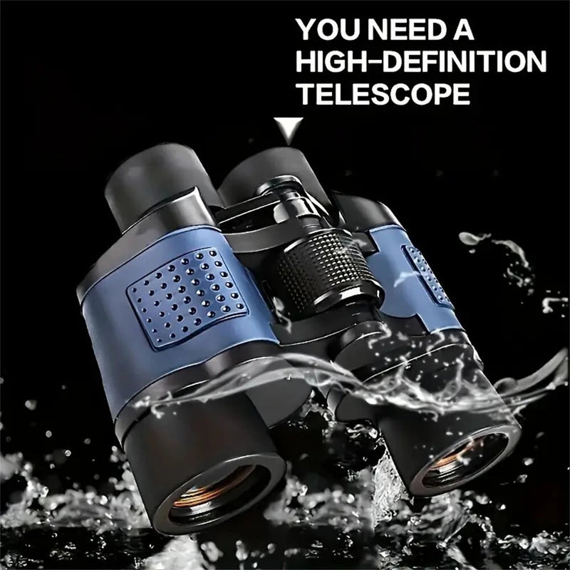 IPRee Camping Binoculars 60X60 Long Range HD High Power Telescope Tourism Binoculars Long Range Powerful Binoculars Hunting