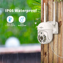 Hiseeu WHD205 5MP WIFI PTZ HD Camera Full Color Night Vision Human Motion Two-Way Audio IP66 Weatherproof IP Surveillance Camera for Outdoor Security