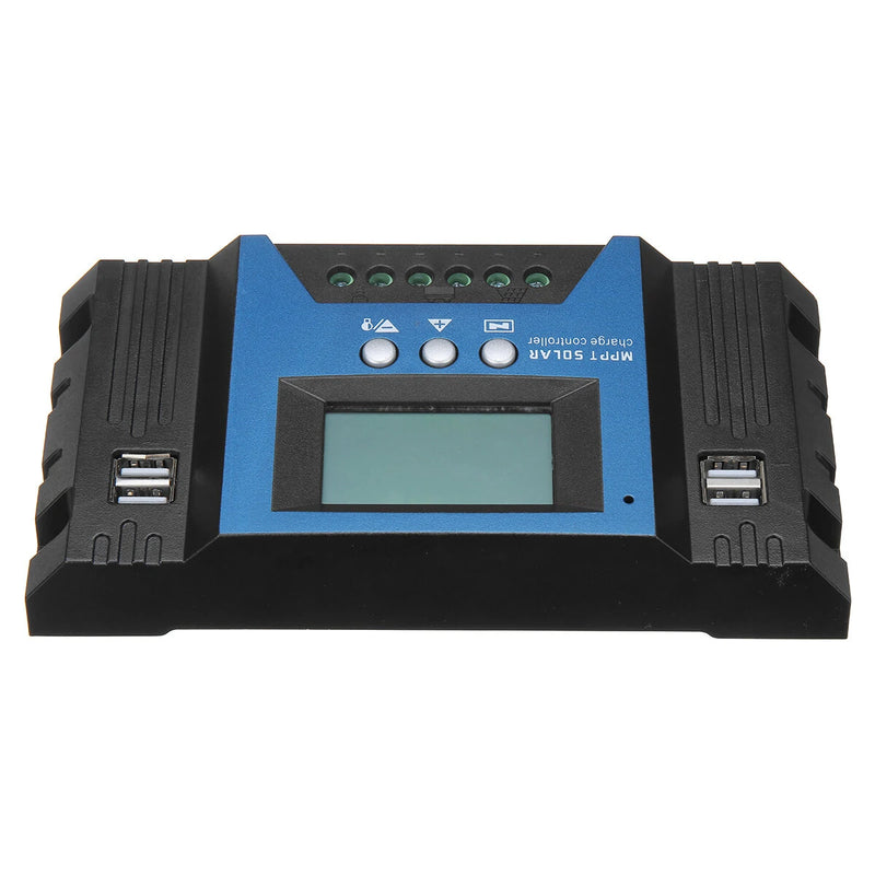 EXCELLWAY 30/40/50/60/100A MPPT Solar Controller LCD Solar Charge Controller Accuracy Dual USB Solar Panel Battery Regulator