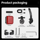 WEST BIKING 20LM LED Square Bicycle Taillight Type-C Charging Waterproof 5 Modes Warning Bike Rear Light for MTB Seat Post/Saddle