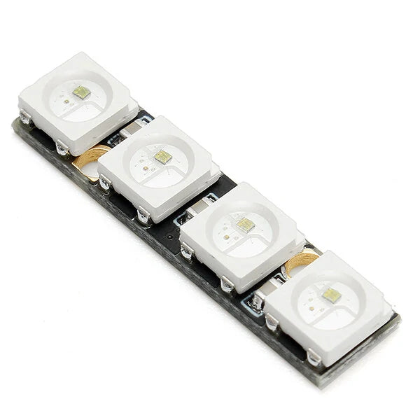 3pcs 0.7g Super Mini WS2812B RGB5050 4 Bit Colorful LED Strip for Naze32 F3 F4 Flight Controller RC Drone