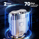 KONKA KTXD-7001S Portable Mini Shaver Men Electric Shaver Beard IPX7 Waterproof Rechargeable Magnetic Head Shaver Travel