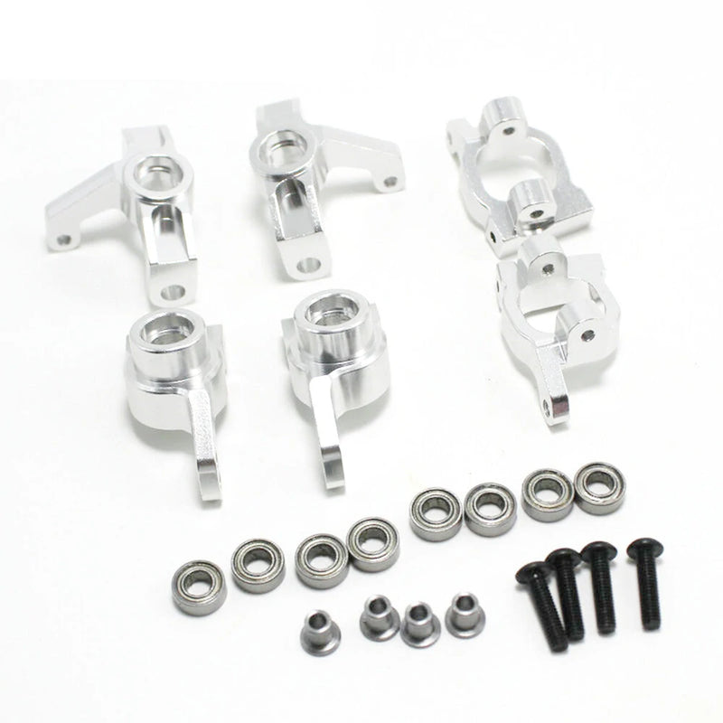 1/14 Metal Upgrade Steering Seat Rear Wheel Seat C Seat For Wltoys 144001 RC Car Parts