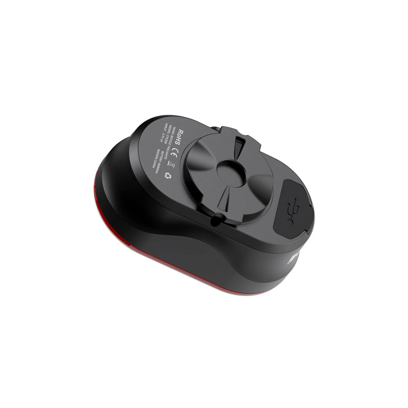 CYCLAMI CY200 Smart Bike Brake Sensing Rear Light 600mAh Battery IPX6 Waterproof LED Charging Taillight Warning Back Light for Night Cycling