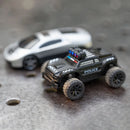 Turbo Racing C82 RTR 1/76 2.4G Mini RC Car Police Off-Road Truck LED Lights Full Proportional Vehicles Model Kids Children Toys