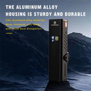 OFFBONDAGE 350LM Bicycle Headlight Digital Display Power Lightweight Waterproof Aluminum Alloy Strong Flashlight Type-C Charging Bike Front Light for MTB Outdoor Night Riding Safety