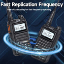 iRadio DM-UV4R DMR Digital Analog Walkie Talkie Dual Mode 1024 Channels AES-256 Encryption UHF VHF Wide Frequency Range NOAA Weather Alerts Type C Charging Two Way Radio