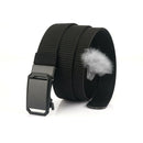 ZANLURE 125cm Metal Buckle Tactical Belt Nylon Wistand Inserting Buckle Military Fan for Men Women