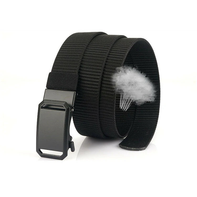 ZANLURE 125cm Metal Buckle Tactical Belt Nylon Wistand Inserting Buckle Military Fan for Men Women