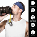 KALOAD 1Pcs Sports Headband Running Fitness Soft Elastic Sweatband Quick-Dry Hairbands for Outdoor Cycling Jog Tennis Yoga Gym