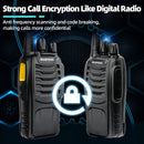 Baofeng BF-888SD GMSK Digital Walkie Talkie 16 Channels Noice Reduction UHF Encrypted Call Wireless Copy Frequency Type-C Charger Portable Two-way Radio with Flashlight