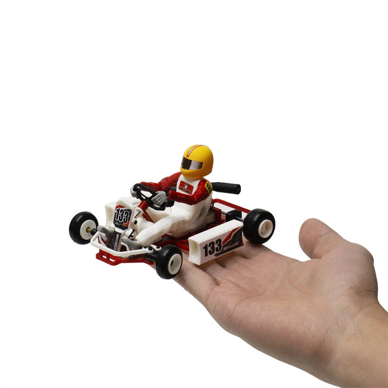 MinimumRC Retro Racer Special Edition RC Car Micro Scale Go Kart KIT /PNP DIY Unassembled Vehicles Models Toys