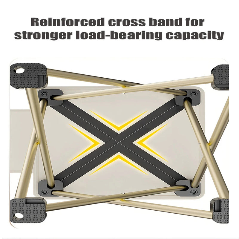 IPRee Portable Camping Folding Chair Outdoor Foldable Camping Stool Fishing Chair Oxford Light Cloth Folding Beach Chair Picnic Seat