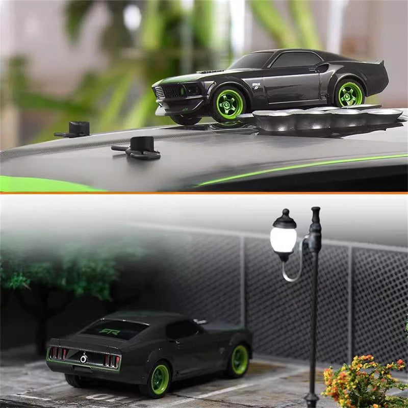 HPI 160980 1/64 2WD 2.4G Drift RC Car Nano TTR Mustang Geunine Authorization Vehicle Models RTR