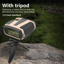 Binoculars with Camera Night Vision Scope 4X Optical Zoom 8X Digital 3" LCD Screen 2.5K Video 3W IR Waterproof IP65 for Hunting Outdoor Telescope