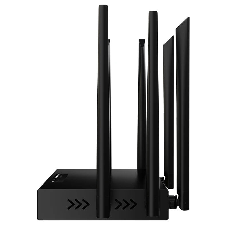 ED128 4G Industrial CPE Router with 6 Antennas SMA Strong Signal 4G WiFi Router SIM Card Insert Router Metal Housing Eurasian Version