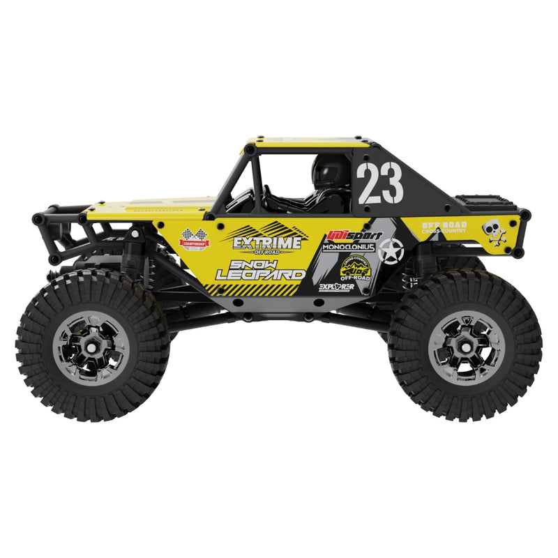 UDIRC UCX2405 UCX2405 PRO RTR 1/24 2.4G 4WD RC Car Rock Crawler Off-Road Climbing Cage Trail Truck Snow Leopard LED Light Full Proportional Vehicles Models Oil Filled Shocks Toys