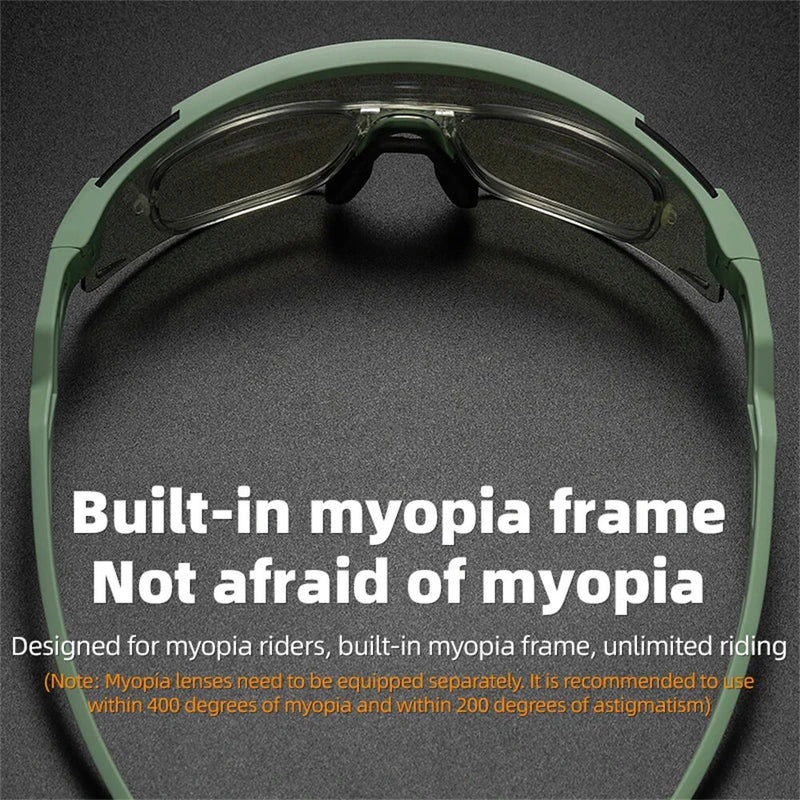 ROCKBROS Cycling Goggles Photochromic Anti-Fog Ultralight UV Protection Biking Glasses MTB Road Outdoor Sports Sunglasses