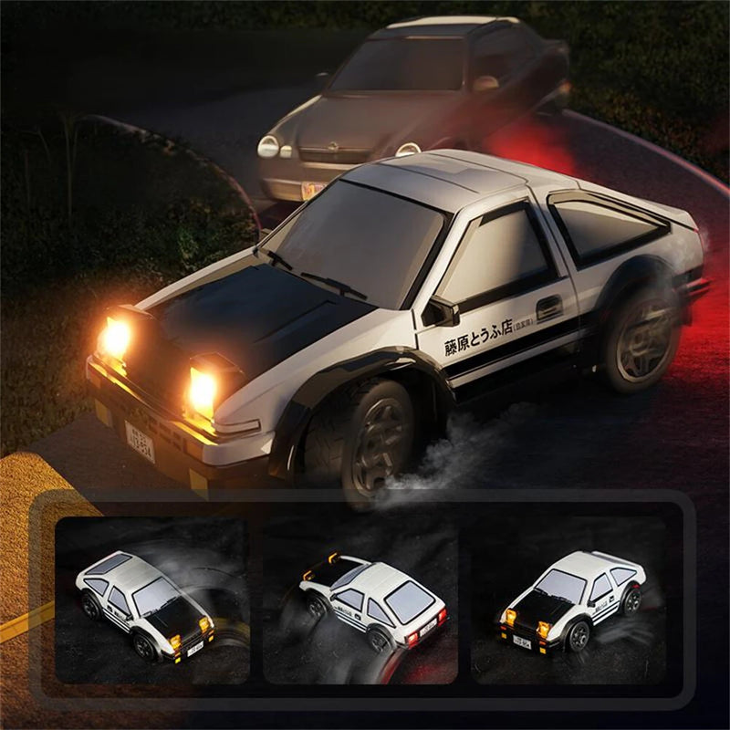 SMRC K14 RTR 1/64 2.4G 4WD Drift RC Car Mini Race LED Light Radio Control High-Speed Motor Full Proportional On-Road Racing Vehicle Model Boys Gifts Desktop Micro Toys