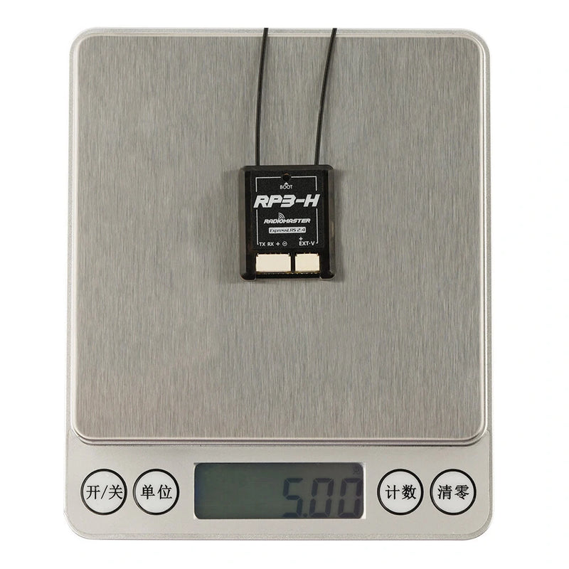 Radiomaster RP3-H ExpressLRS ELRS 2.4GHz Nano Receiver with Built-in TCXO for Pocket Boxer Zorro TX16S Mark Radio Transmitter