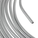 25ft Brake Pipe Copper Line 3/8'' OD Steel Zinc Silver Brake Line Fuel Tubing Kit