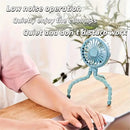 Compact Portable Octopus Handheld Night Light Cooling Fan 500mAh with Accessories