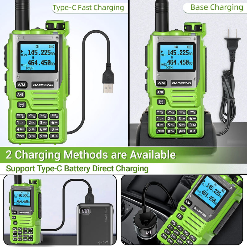 Baofeng UV K61 Walkie Talkie Multi Band Wireless Copy Frequency Long Range AM 999CH UV-5R UV-K5(8) Portable Two Way Ham Radio