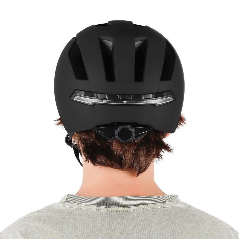 Smart Bicycle Helmet With LED Turn Signal Lights For Men Female Safety Night Electric Car Scooter Bike Riding Helmet Parts