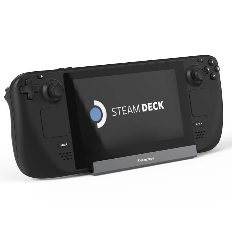 Blueendless 6-in-1 Steam Deck USB-C Docking Station with 4K60Hz 5Gbps USB3.0 PD100W USB-C Gigabit Ethernet Aluminum Alloy for Steam Deck ROG Ally Switch Laptop Phone Tablet