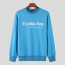 INCERUN Mens Letter Print Long-Sleeve Pullover Fashion Daily Casual Classic Basics Crew Neck Pullover Hoodies for Men Large Size S-5XL