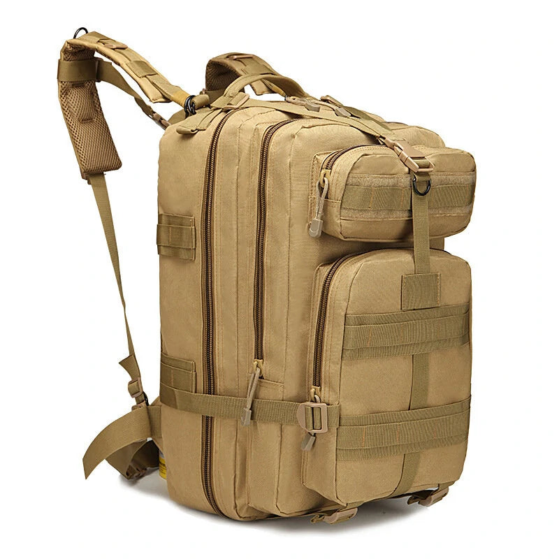 25-30L Outdoor Tactical Backpack Bag 600D Nylon Waterproof Camouflage Trekking Rucksack Outdoor Mountaineering Bag