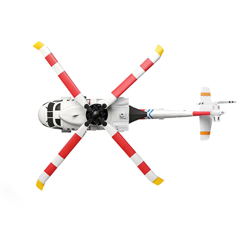XK K270 UH-60L 2.4G 4CH Optical Flow Positioning Brushless Motor Flybarless RC Helicopter RTF