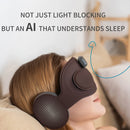 CKGO-A5 AI Smart Sleep Eyemask Headphones APP Control with Bluetooth Biometric Sleep Tracking White Noise Full Blackout Design