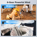 MECO ELEVERDE D1 Electric Compressed Air Duster Vacuum Cleaner 8-Gear to 130000RPM  Keyboard Cleaner Rechargeable Cordless Air Duster for Computer, Car, Pet Hair