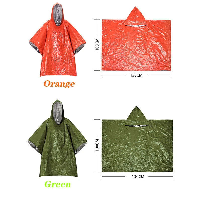 IPRee Outdoor First Aid Raincoat Camping Survival Blanket Desert Emergency Insulation Warm Equipment Body Protection