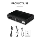 DC1018p DC1036p 5V/9V/12V Large Capacity UPS For Router Mini UPS Uninterrupted Power Supply DC1018p/DC1036p Ion Backup Battery