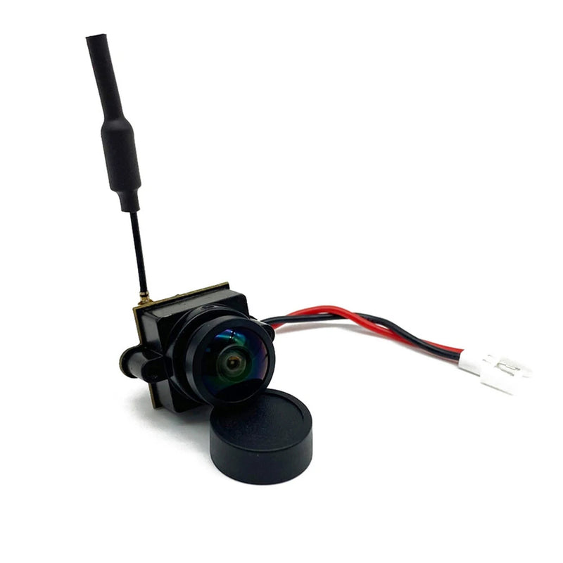 EWRF 5.8GHz 48CH 25mW FPV Transmitter VTX-CAM with 1000TVL 180 Degree AIO Camera for RC Indoor Car Racing Drone