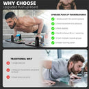 KALOAD 28 in 1 Folding Push Up Board 300kg Load-bearing Sport Plank Abdominal Chest Push-Ups Stands for Fitness Workout Home Gym Exercise