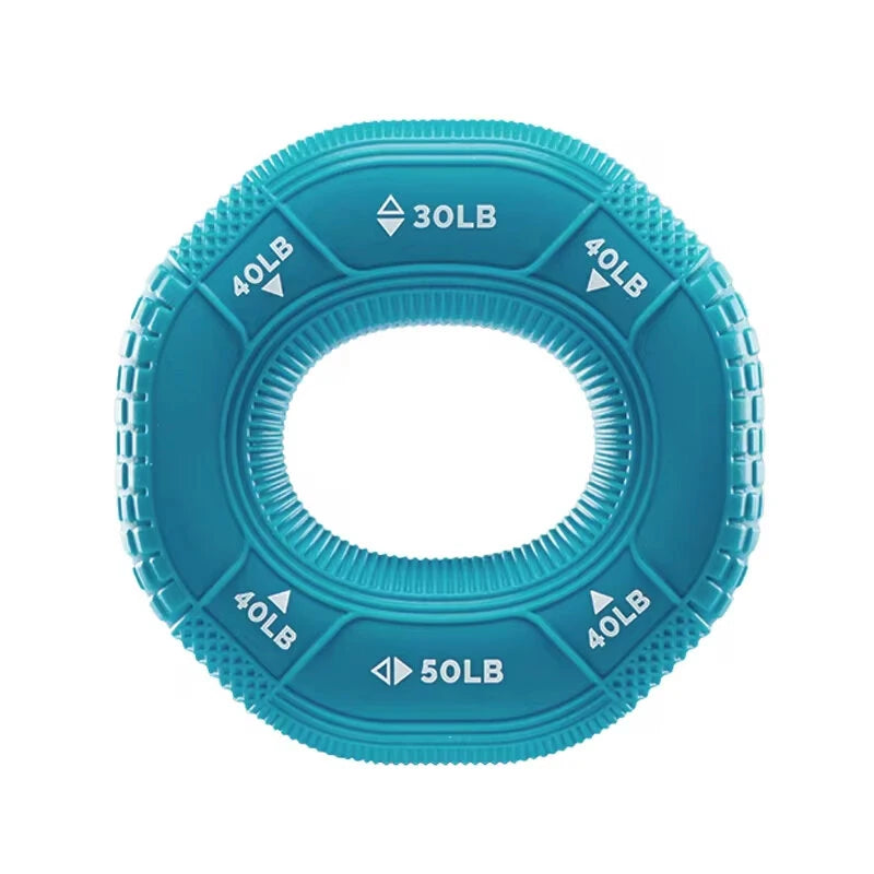 KALOAD Silicone Adjustable 20-90LB Hand Grip Strength Exercise Gripping Ring Fitness Finger Forearm Trainer Carpal Expander