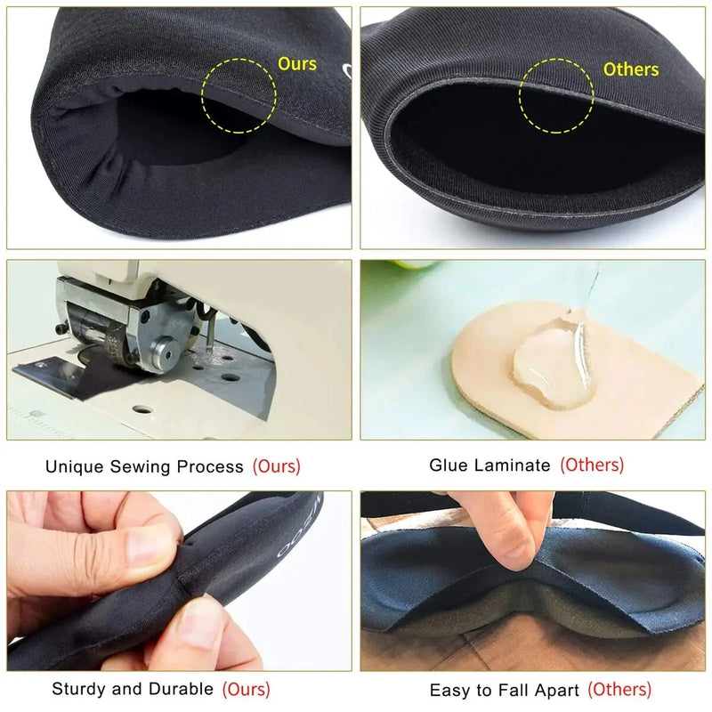 KALOAD Sleep Eye Mask For Men and Women 3D Contour Cup Sleep Eye Mask Concave Molded Night Sleep Mask Blackout Soft and Comfortable Travel Eye Mask For Yoga Nap