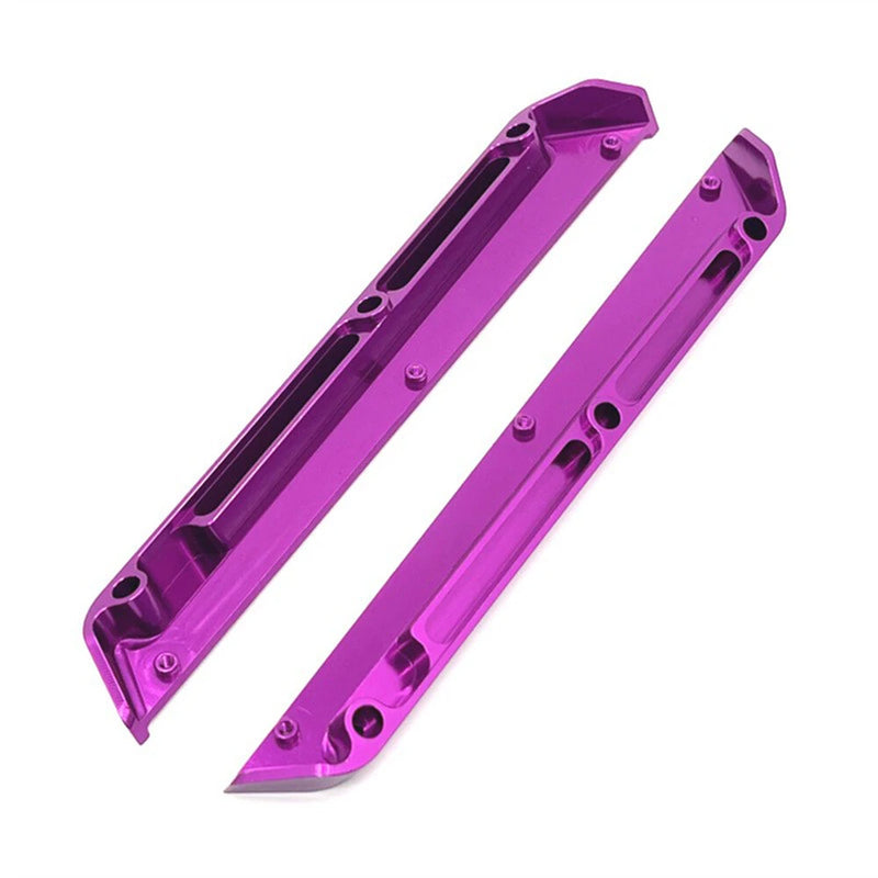 Upgraded Metal Parts RC Car Chassis Edge Guard Set for Wltoys 1/12 124016 124017 124018 124019 124007 Vehicle Models Accessories Parts